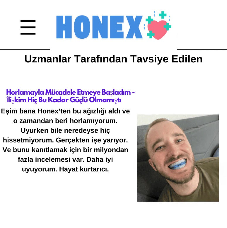Sessiz Horlama Önleyici Ağızlık Evrensel Boyut